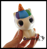 Small Animal Slow Rise Squishies Slow Rise Foam - Scented Sensory, Stress, Fidget Toy - Unicorn, Frog, Cat, Dog, Alpaca, Panda, Duck, Sloth