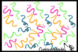 Mini Stretchy Snakes - Individually Wrapped - Party Favor Prize -  Sensory Fidget Toy