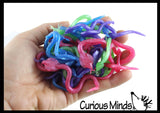 Bag of 36 Mini Stretchy Snakes - Snake Noodle Fidget - Party Favor Prize -  Sensory Fidget Toy
