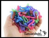 LAST CHANCE - LIMITED STOCK  - SALE - Bag of 36 Mini Stretchy Snakes - Snake Noodle Fidget - Party Favor Prize -  Sensory Fidget Toy