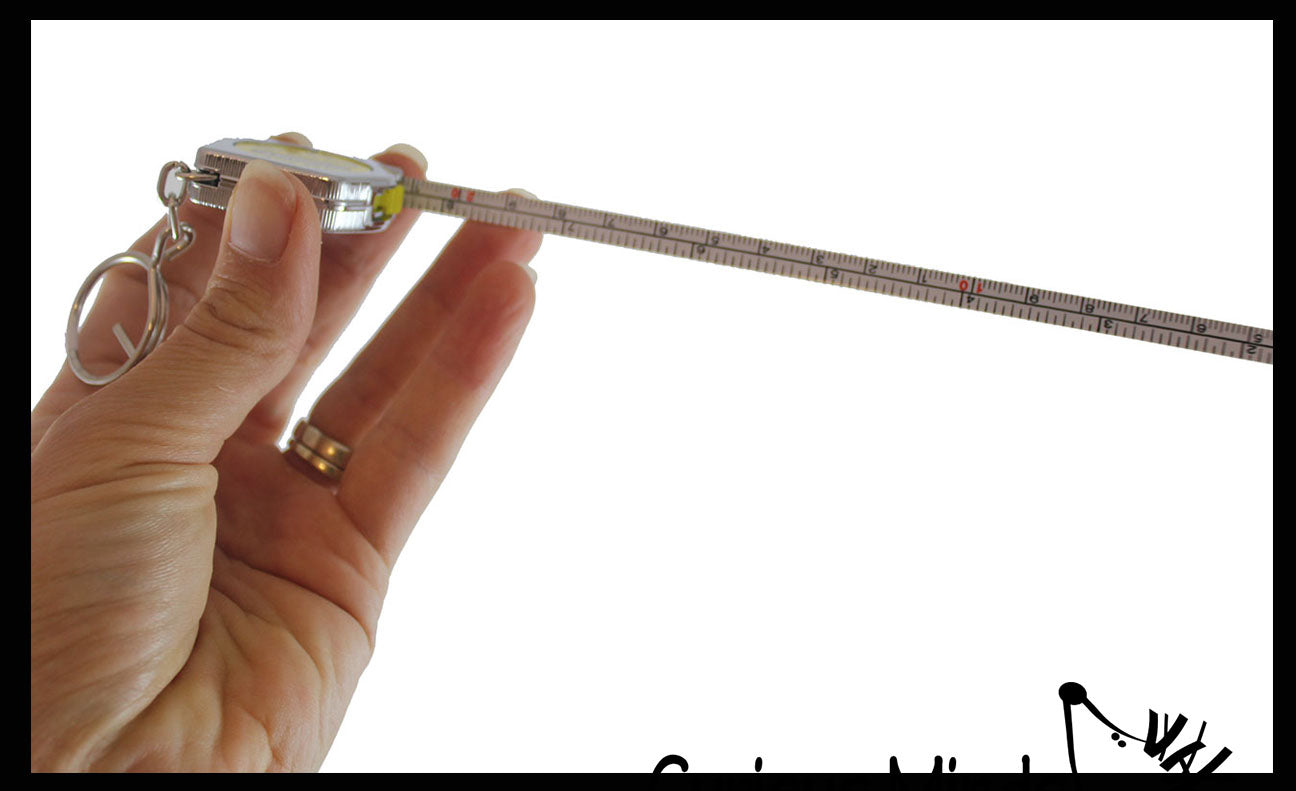 Grippy Mini Tape Measure Keychain
