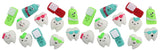 Small Mochi Dental Gummi Figures - Kawaii -  Sensory, Stress, Fidget Party Favor Toy - Dentist Treasure Prize