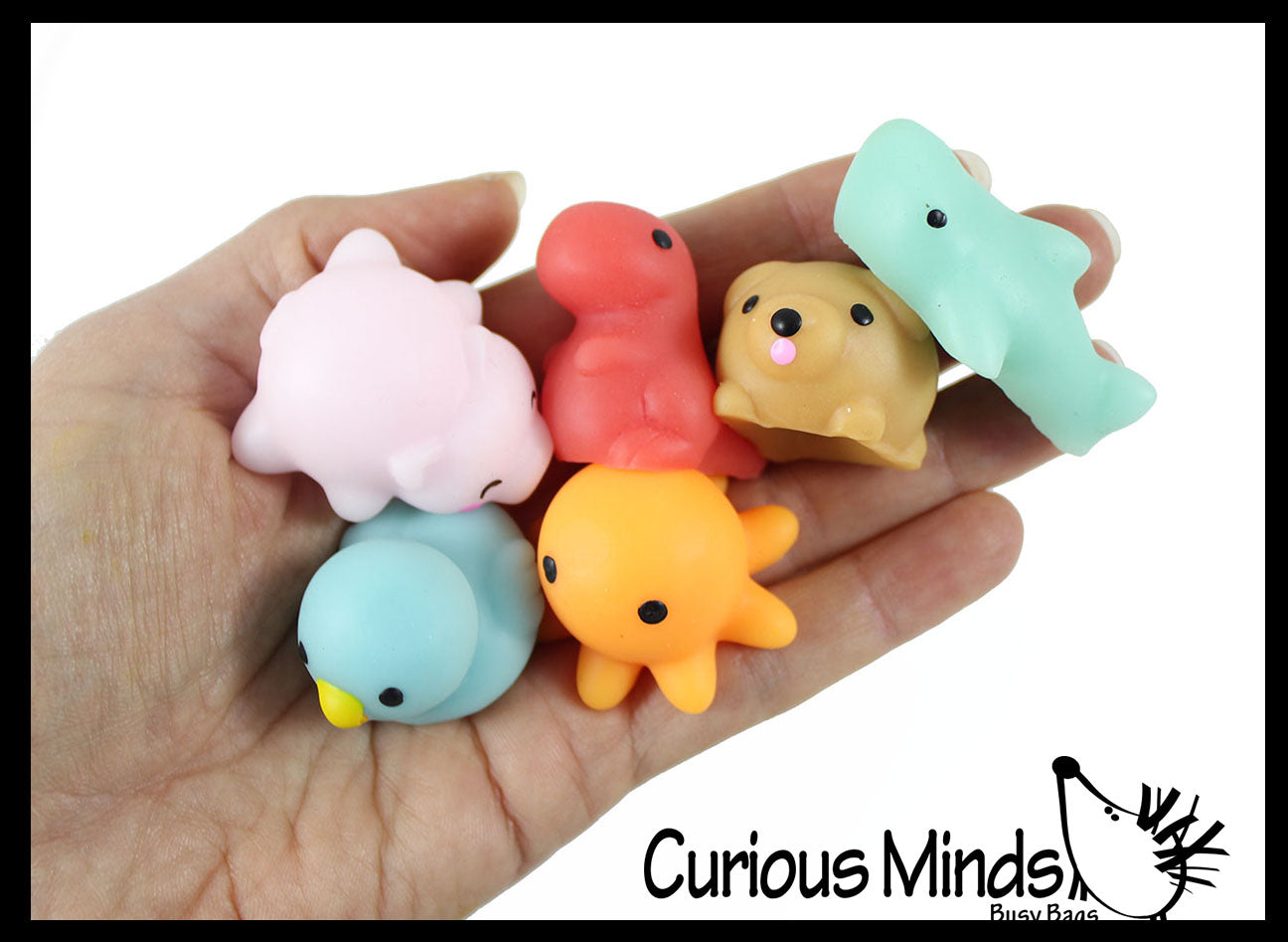 Bagged Cute Animal Mochi Squishy Animals Kawaii Cute Individually Curious Minds Busy Bags