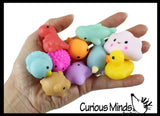 Cute Animal Mochi Squishy Animals - Kawaii -  Cute Individually Wrapped Toys - Sensory, Stress, Fidget Party Favor Toy