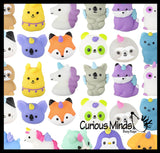 Bagged Cute Mystical Girly Animal Mochi Squishy Animals - Kawaii -  Cute Individually Wrapped Toys - Sensory, Stress, Fidget Party Favor Toy