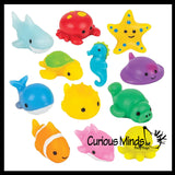 Ocean Sea Animal Mochi Squishy  - Adorable Cute Kawaii - Individually Wrapped Toys - Sensory, Stress, Fidget Party Favor Toy
