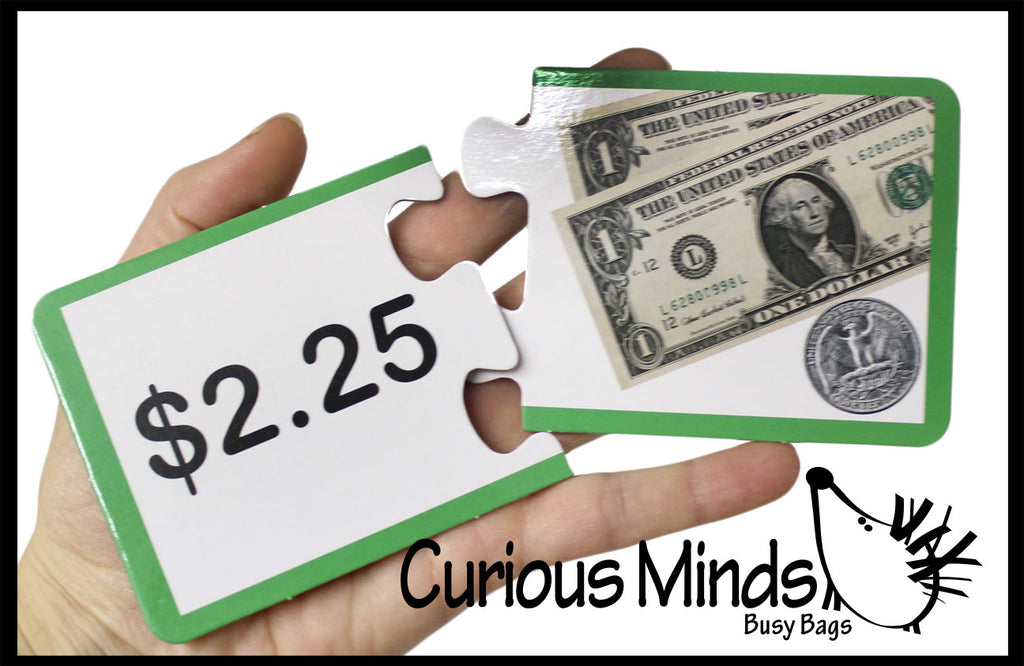 LAST CHANCE - LIMITED STOCK - Money Puzzle - Learn about Money and Coins Match