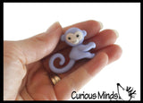 Cute Monkey Animal 3D Adorable Erasers - Eraser Pencil Toppers - Desk Pet - Novelty and Functional Adorable Eraser Novelty Treasure Prize, School Classroom Supply, - Party Favor