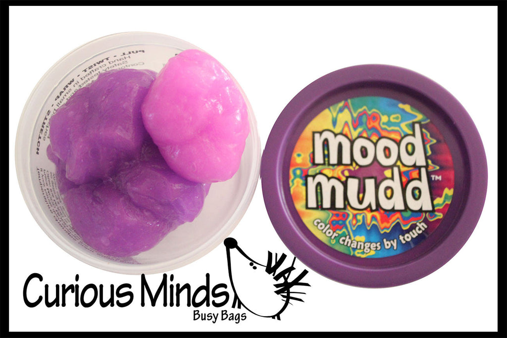 CLEARANCE - SALE - Mood Mudd - Color Changing Heat Sensitive Putty / Slime