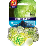LAST CHANCE - LIMITED STOCK - Moon Glow Marbles Game - Educational Learning Toy - Outer Space - Glow in Dark Shooter