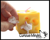Mouse and Cheese Stretchy Fidget Toy