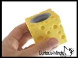 Mouse in Cheese - Adorable Pop Up - Cute Squeeze Toy - Fun Fidget - Unique OT Hand Strength, Fine Motor