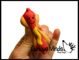 LAST CHANCE - LIMITED STOCK  - Cute Movie Theater Food Snacks Squishy Slow Rise Foam Characters -  Drink, Popcorn, Hot Dog and Ice Cream Sandwich Scented Sensory, Stress, Fidget Toy