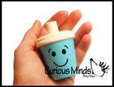 LAST CHANCE - LIMITED STOCK  - Cute Movie Theater Food Snacks Squishy Slow Rise Foam Characters -  Drink, Popcorn, Hot Dog and Ice Cream Sandwich Scented Sensory, Stress, Fidget Toy
