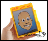 LAST CHANCE - LIMITED STOCK - Doodle Guy - Add Hair and Facial Hair - Magnetic Hair Funny Face Guy Sketch Doodle Pad - Travel Toy