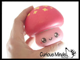 3" Cute Mushroom Slow Rise Squishy Toys - Memory Foam Party Favors, Prizes, OT