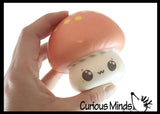 3" Cute Mushroom Slow Rise Squishy Toys - Memory Foam Party Favors, Prizes, OT