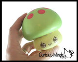 3" Cute Mushroom Slow Rise Squishy Toys - Memory Foam Party Favors, Prizes, OT