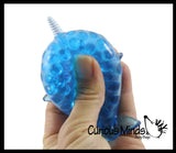Sticky Narwhal Ceiling Target Balls - Throw Globs to Stick to Ceiling and Catch When it Falls - Fish Water Bead Filled Squeeze Stress Ball  -  Sensory, Stress, Fidget Toy