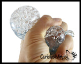Narwhal Water Bead Filled Squeeze Stress Ball  -  Sensory, Stress, Fidget Toy Gel Orbs
