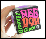 Nee-Doh Soft Doh Filled Stretch Ball - Ultra Squishy and Moldable Relaxing Sensory Fidget Stress Toy