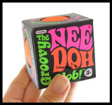 Nee-Doh Soft Doh Filled Stretch Ball - Ultra Squishy and Moldable Relaxing Sensory Fidget Stress Toy