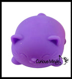 Nee-Doh Groovy Cat Soft Doh Filled Stretch Ball - Ultra Squishy and Moldable Relaxing Sensory Fidget Stress Toy