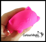 NeeDoh Groovy Cool Cat Soft Doh Filled Stretch Ball - Ultra Squishy and Moldable Relaxing Sensory Fidget Stress Toy Nee Doh