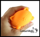 Nee-Doh Groovy Cat Soft Doh Filled Stretch Ball - Ultra Squishy and Moldable Relaxing Sensory Fidget Stress Toy