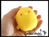 NeeDoh Chick in Egg - Easter Chicken - Soft Doh Filled Stretch Ball with Removable Egg - Ultra Squishy and Moldable Relaxing Sensory Fidget Stress Toy