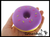 NeeDoh Donut Doughnut Soft Doh Filled Stretch Ball with Removable Frosting - Ultra Squishy and Moldable Relaxing Sensory Fidget Stress Toy Nee Doh