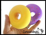 NeeDoh Donut Doughnut Soft Doh Filled Stretch Ball with Removable Frosting - Ultra Squishy and Moldable Relaxing Sensory Fidget Stress Toy Nee Doh