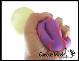 NeeDoh Donut Doughnut Soft Doh Filled Stretch Ball with Removable Frosting - Ultra Squishy and Moldable Relaxing Sensory Fidget Stress Toy Nee Doh