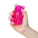 Nee-Doh Gummy Bear - Gel Filled Stress Balll - Ultra Squishy and Moldable Relaxing Sensory Fidget Stress Toy