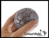 Nee-Doh Magma Volcano - Soft Gel Filled Stress Ball with Mesh Web That Lights Up - Ultra Squishy Light Up Relaxing Sensory Fidget Stress Toy Needoh