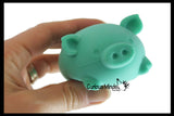 NeeDoh Pig Dig it Soft Doh Filled Stretch Ball - Ultra Squishy and Moldable Relaxing Sensory Fidget Stress Toy Nee Doh