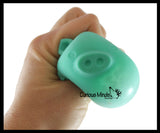 Nee-Doh Pig Dig it Soft Doh Filled Stretch Ball - Ultra Squishy and Moldable Relaxing Sensory Fidget Stress Toy