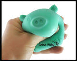 Nee-Doh Pig Dig it Soft Doh Filled Stretch Ball - Ultra Squishy and Moldable Relaxing Sensory Fidget Stress Toy