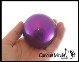 Nee Doh Shimmer - Metallic Glitter Thick Gel-Filled Squeeze Stress Balls  -  Sensory, Stress, Fidget Toy
