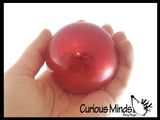 Nee Doh Shimmer - Metallic Glitter Thick Gel-Filled Squeeze Stress Balls  -  Sensory, Stress, Fidget Toy