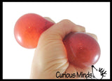 Nee Doh Shimmer - Metallic Glitter Thick Gel-Filled Squeeze Stress Balls  -  Sensory, Stress, Fidget Toy