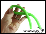 Nee Doh Noodlies 5 Stretchy Noodle Strings Fidget Toy - 13" Long, Not Sticky, Thick, Build Resistance for Strengthening Exercise, Pull, Stretchy, Fiddle Nee Doh