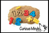 LAST CHANCE - LIMITED STOCK - CLEARANCE - SALE - Number and Operator Educational Sand Molds for Kids