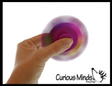 Set of 2 Octopus Fidgets - Soft & Hard Shell Octopus Bubble Pop Flip Fidget Spinner Toy - Happy and Sad Silicone Push Poke Bubble Wrap Fidget Toy - Press Bubbles to Pop the Bubbles Down Then Flip it over and Do it Again - Bubble Popper Sensory Stress Toy