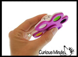 Set of 2 Octopus Fidgets - Soft & Hard Shell Octopus Bubble Pop Flip Fidget Spinner Toy - Happy and Sad Silicone Push Poke Bubble Wrap Fidget Toy - Press Bubbles to Pop the Bubbles Down Then Flip it over and Do it Again - Bubble Popper Sensory Stress Toy