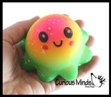 Squid and Octopus Stress Balls - Doh Filled Squeeze Stress Balls  -  Sensory, Stress, Fidget Toy Super Soft
