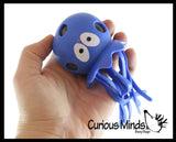 Octopus Water Bead Filled Squeeze Stress Ball -Mesh and Tentacles -  Sensory, Stress, Fidget Toy