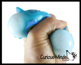 LAST CHANCE - LIMITED STOCK - SALE  - Cute Owl Doh Stress Stretch Ball - Moldable Pinch Poke Sensory Fidget Toy Doughy
