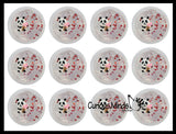 LAST CHANCE - LIMITED STOCK - Panda Putty - Thick Clear Slime with Panda Figurine  - Container - Putty - Goo - Heart Sprinkle