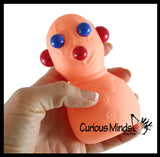 Panic Pete - Pop Out Eyes and Ears - Squeeze Fun Office School Fidget - Anxiety ADHD